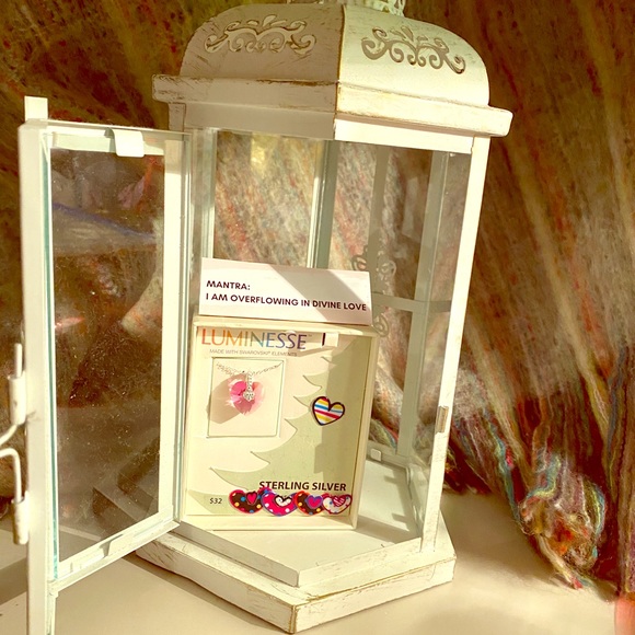 🦄💕 Valentine! Swarovski pendant with sterling - Picture 5 of 10